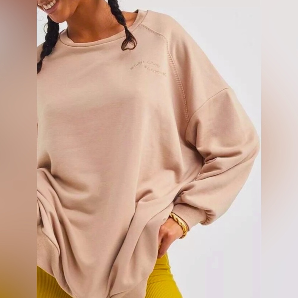 For Love & Lemons For Love & Leisure  Oversized Sweatshirt Size S